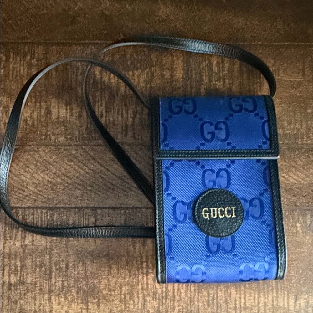 Gucci blue off the grid Men's Belt Bag